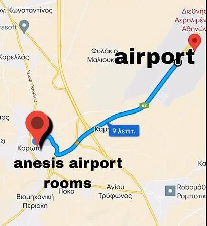 Anesis Airport Rooms 204 Koropion Exterior photo